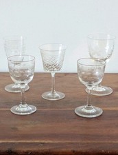 Pieces antique etched for sale  LEEDS