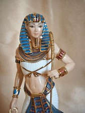 Figura Tutankamón porcelana - Figure Tutankhamun porcelain - Figur Tutankhamon comprar usado Figura Tutankamón porcelana - Figure Tutankhamun porcelain - Figur Tutankhamon comprar usado  Enviando para Brazil