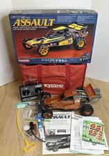 BUGGY DE CONTROLE REMOTO VINTAGE KYOSHO CIRCUIT 1000 ASSAULT 1/10 COM CAIXA ORIGINAL, PIT CASE E MUITO MAIS comprar usado  Enviando para Brazil