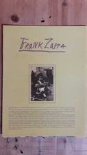 Poster frank zappa usato  Pietra Ligure