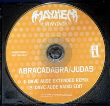 Usado, Lady Gaga Abracadabra Judas Dave Aude Remixes Single Promo CD 2 tracks comprar usado  Enviando para Brazil