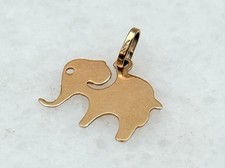 Pingente ou berloque de elefante vintage de ouro amarelo 14K pequeno recortado comprar usado  Enviando para Brazil