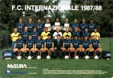 Cartolina inter formazione usato  Italia