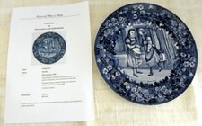 Placa Wedgwood Etruria Flow azul janeiro “meses”, Helen Miles, vitoriana comprar usado  Enviando para Brazil
