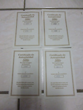 Lot certificats authenticités d'occasion  Fessenheim