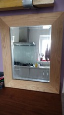 Oak framed mirror for sale  SUDBURY