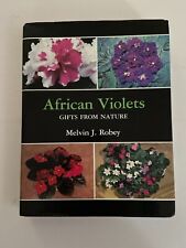 African Violets Gifts from Nature By Melvin J. Robey Hardcover 1988 Signed segunda mano  Embacar hacia Argentina