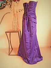 Purple taffeta corset for sale  ST. AUSTELL