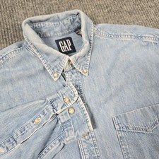 gap l s button shirt men for sale  Abbeville