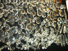 lote de cristais de lustre antigos com mais de 300 peças/6,5 lb. comprar usado  Enviando para Brazil
