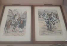 Militaire illustrations signee d'occasion  Jonquières