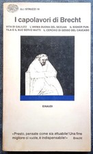 Capolavori brecht. 1963 usato  Bologna