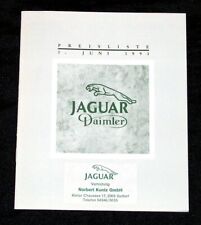 Jaguar preisliste 1993 gebraucht kaufen  Vechta