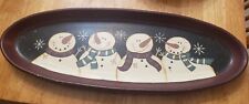 Snowman wooden plate for sale  Rushville