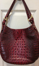 Brahmin burgundy croc for sale  Palm Bay