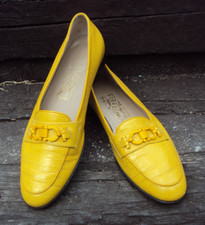Salvatore ferragamo yellow for sale  READING
