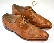 Sapatos sociais Lancio banco de couro marrom feito na Itália masculino 41 EUA 7-7.5 comprar usado  Enviando para Brazil
