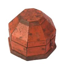 Caixa de armazenamento de bugigangas/pílulas de madeira pintada à mão caixa de costura multiuso i71-709 comprar usado  Enviando para Brazil