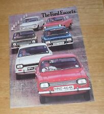 Ford escort brochure for sale  FAREHAM