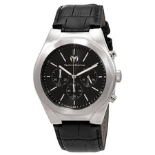 Relógio masculino Technomarine MoonSun cronógrafo quartzo mostrador preto TM-820010 comprar usado  Enviando para Brazil