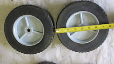 (2) RODAS 8", borracha maciça, para carrinho de mão/cortador de grama/gerador/lavadora de energia comprar usado  Enviando para Brazil