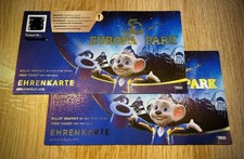 Europapark 4xehrenkarte eintri gebraucht kaufen  Villingen-Schwenningen