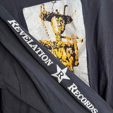 Camiseta Vintage Anos 90 Shades Apart XL Revelation Records Pós-Hardcore Punk LS comprar usado  Enviando para Brazil