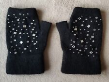 Schwarze handschuhe fingerlos gebraucht kaufen  Dortmund