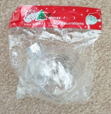 Clear baubles fillable for sale  CHELMSFORD