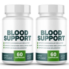 Usado, 2X Suporte Sanguíneo Fluxo Saudável - Circulação Cardiovascular - 60 Cápsulas comprar usado  Enviando para Brazil