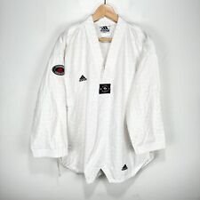 Camisa branca Adidas Dobok uniforme Gi masculina tamanho 4 WTF World Taekwondo Federation comprar usado  Enviando para Brazil