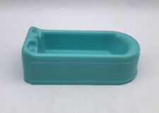 Banheira de plástico vintage Plasco para casa de bonecas banheiro azul-petróleo substituir comprar usado  Enviando para Brazil