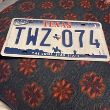 Texas license plates for sale  Milford