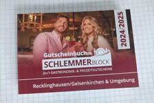 Schlemmerblock gutscheinbuch r gebraucht kaufen  Ettlingen
