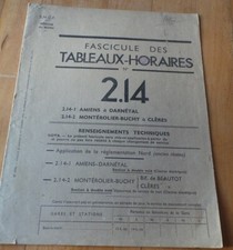 Rare sncf fascicule d'occasion  Amiens-