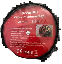 Cable demarrage 25mm2 d'occasion  Troyes