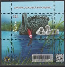 Moldavia 2023 pájaros, bloque cisne negro montado sin montar o nunca montado segunda mano  Embacar hacia Mexico