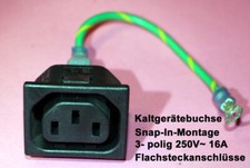 Kaltgeräte buchse kupplung gebraucht kaufen  Claußnitz