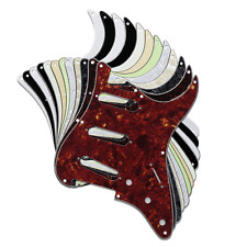 Placa arranhadora 8 furos Strat Stratocaster guitarra elétrica Pickguard para Fender EUA, usado comprar usado  Enviando para Brazil