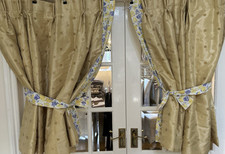 Vintage gold curtains for sale  MANCHESTER