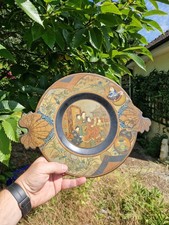 Placa/bandeja antiga japonesa europeia de madeira com cabo AF  comprar usado  Enviando para Brazil