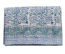 Colcha de algodão Kantha com estampa de bloco de mão indiana tamanho King comprar usado  Enviando para Brazil
