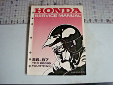 HONDA TRX 200SX MANUAL DE SERVIÇO DE REPARO FABRICANTE DE EQUIPAMENTO ORIGINAL FOURTRAX, usado comprar usado  Enviando para Brazil