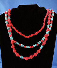 Red turquoise beaded for sale  Chicago