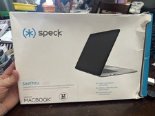 Capa Speck Hardshell SeeThru Apple MacBook 12” texturizada ônix preta comprar usado  Enviando para Brazil