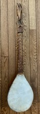 "Instrumento de cuerda única de madera tallada de 33"" de largo Gusle-Serbian música de colección" segunda mano  Embacar hacia Mexico