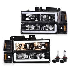 Usado, Ajuste para 94-00 Checy GMC C/K Suburban LED DRL Faróis Amortecedor + Lâmpadas de Canto comprar usado  Enviando para Brazil