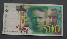 Billet banque 500 d'occasion  Sarry
