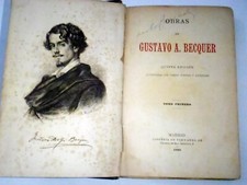 1898 GUSTAVO ADOLFO BECQUER OBRAS VOL. 1 - Ed FERNANDO FE - SPANISH - XRARE! comprar usado  Enviando para Brazil