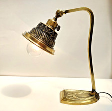 Lampada ottone deco usato  Milano